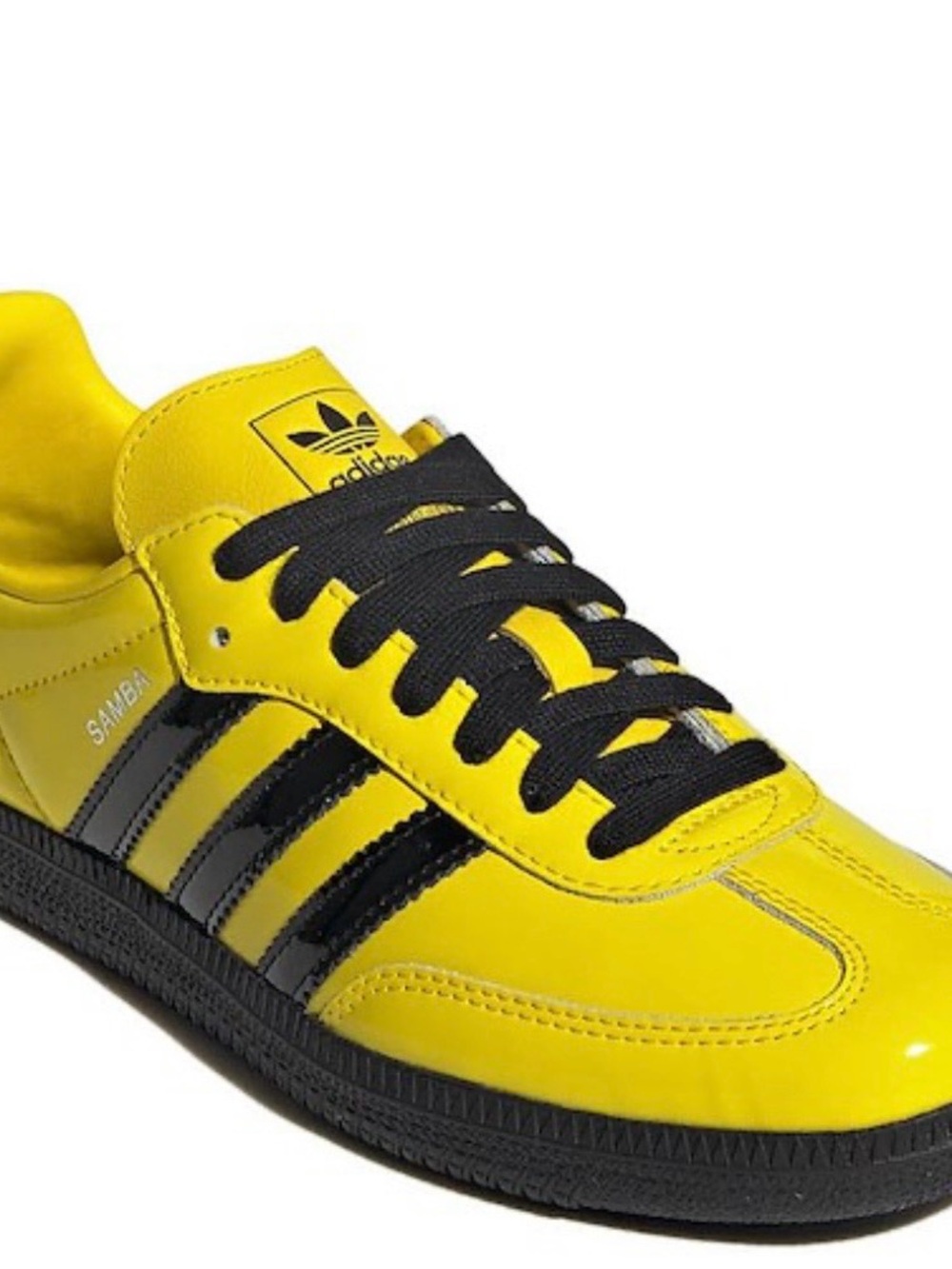 adidas Samba OG Yellow and Black Leather Sneaker